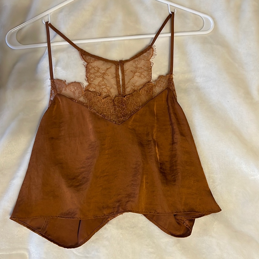 Free people lace crop